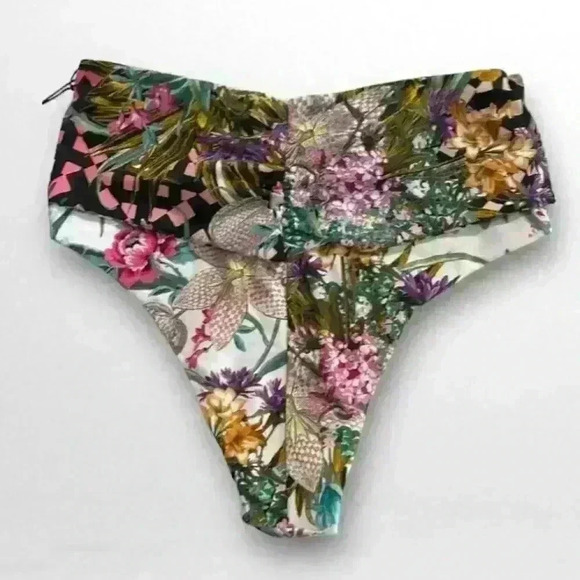 Floral High Rise Swimsuit Bottoms Size Small NWT​​ - Picture 4 of 8